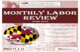 Monthly Labor Review - MWEJobs · Monthly Labor Review is published monthly by the Division of Workforce Development and Adult Learning Office of Workforce Information and Performance
