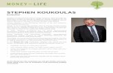 STEPHEN KOUKOULAS - Ticketmaster · Stephen Koukoulas has held a range of senior roles through his ... Mastery’ and Robert Kiyosaki’s (best-selling author of ... wealth coaching