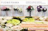 Silk Artificial Flowers, Trees and Plants, Fake Flowers Budget · Flowerama’s Artificial Tree, Silk Tree, Fake Tree and Artificial Shrub warehouse is located in Castle Hill, Sydney.