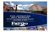 The Approved 2017 Budget...2016/10/04  · The Approved 2017 Budget The City of Fargo, North Dakota - September 26, 2016--CITY OF FARGO, NORTH DAKOTA 2017 PRELIMINARY BUDGET TABLE