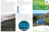 Auckland City to Cape Reinga brochureAuckland CITY to CAPEReinga Your roadmap to nature in the north Marine reserves Walks and hikes are the main focus of this brochure, but there