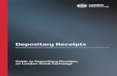 Depositary Receipts - London Stock Exchange Group€¦ · The information contained in this document is of a general nature and is not intended to provide ... Depositary and Depository