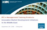 IFC’s Management Training Products Innovative Market ...Mobinil SME Clients Scheme What is it ? One or half a day workshops on a specific management topic (pricing, quality, etc.)What