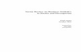 Sector Review on Business Statistics in Bosnia and Herzegovina · Sector Review – 1Business Statistics - Bosnia and Herzegovina Executive summary (1) Compared to the situation described