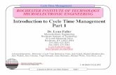 Introduction to Cycle Time Management Part 1diyhpl.us/~nmz787/mems/unorganized/cycle.pdf · Cycle Time Management OUTLINE Introduction: Why Cycle Time Reduction is Desirable Assessment