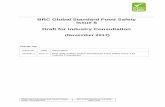 BRC Global Standard Food Safety Issue 8 Draft for Industry ... · F800e Issue 8 Consultation Draft Tracked Changes BRC Global Standard for Food Safety Version 1 November 2017 Page