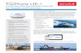 TracPhone LTE-1 · Powered by LTE-Advanced (LTE-A) network technology, TracPhone LTE-1 is an ultra-compact, marine-grade system that includes a high-gain, dual antenna array, modem,
