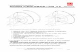 Installation instructions Microwave Parabolic Antennas 4 ... Installation instructions Microwave Parabolic Antennas 4.6m (15 ft) NMT 211-05 (e) These installation instructions are
