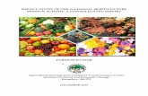 IMPACT STUDY OF THE NATIONAL HORTICULTURE MISSION SCHEME ... · Summarizing some of the findings based on time series data, among the major achievement of National Horticulture Mission,