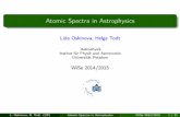 Atomic Spectra in Astrophysics - uni-potsdam.delida/TEACH.DIR/spin_orbit.pdf · AtomicSpectrainAstrophysics LidaOskinova,HelgeTodt Astrophysik Institut für Physik und Astronomie