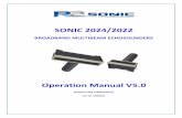 Sonic 2024 Operation Manual - SeatronicsR2Sonic LLC is solely responsible for the content of this manual. Neither this manual, nor any part of this manual, may be copied, translated,