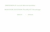 IMPENDLE LOCAL MUNICIPALITy MASTER SYSTEM PLAN 2013 … · 2019-06-24 · 11.1 Swot Analysis ... risk analysis, post implantation review and information security. Introduction of
