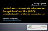 Introducción Las IIGC Análisis de componentes · Necesidad del interés de los actores participantes Incrementar la usabilidad de elementos técnicos Accesibles para todo el mundo