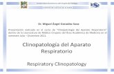 Dr.$Miguel$Ángel$González$Sosa$$ · Abstract This presentation is a part of the curse “Respiratory Clinopatology” imparted in the Medicine Academic Area, Health Sciences Institute