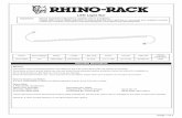 LED Light Bar - Rhino-Rackvpm.cdn.rhinorack.com.au/Instructions/Accessories/LED-Light-Bar.pdf · Page 4 of 7 LED Light Bar 4 6 Extension leads [Item 6, 7 & 8] are to be used when