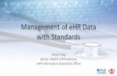 Management of eHR Data with Standards - eHealth Consortium 1650 Vicky Fung.pdf · 2016-07-19 · Management of eHR Data with Standards Vicky Fung Senior Health Informatician eHR Information