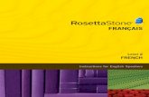 FRENCH - Learn a Language...2 Rosetta Stone ® Workbook Instructions for English Speakers – French Level 2 Unité 1, Leçon 2, Fiche d’exercices 1 Section 1. Écrivez en lettres