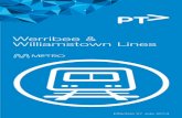 Werribee & Williamstown Lines - Metro Trains...travel times 3 mins 4 2 2 2 7 3 3 5 7 7 mins 7 mins – express route 6 3 4 4 6 mins 140313 h P n P t P d P le P n y P n ne ... Effective
