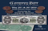 G eoffrey ell B - TORONTO COIN EXPO · The Bram & Bluma Appel Salon, Toronto Reference Library, Toronto, Ontario Lot viewing will take place May 29th & 30th, 10am – 5pm EDT We are