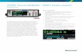 2460 SourceMeter SMU Instrument - download.tek.com · 2460 SourceMeter® SMU Instrument devices. At each individual output level current and voltage are measured and plotted. The