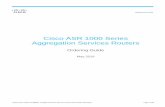 Cisco ASR 1000 Ordering Guide - Andover Consulting Group · reliable Cisco ASR 1000 Series demonstrates a consistently high throughput, even when new services are added. Additionally,