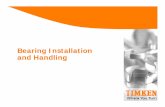 Bearing Installation and Handling Installation Handling Iannamorelli 060712.pdfh dli ti iti lhandling practices are critical. Failure to follow installation instructions and to maintaininstructions