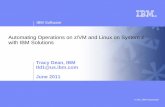 Automating Operations on z/VM and Linux on System z with IBM Solutions · IBM Software © 2011 IBM Corporation Automating Operations on z/VM and Linux on System z with IBM Solutions