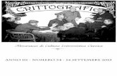 Crittografie nº 34 - 14 settembre 2015 · Crittografie Anno III - Numero 34 - 14 settembre 2015 Direttore Alex Brunetti (Selenius) Redazione Laura Adami (Picaflor) Fulvio Bergamo