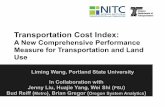 Transportation Cost Index · Consumer Price Index (CPI) 13. From CPI to Transportation Cost Index (TCI) ... indicators for the Oregon Mosaic project mandated by OJTA 30. Ongoing and