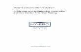 Fluid Contamination Solution: Achieving and Maintaining ... · transmission fluids two times is applied here as well. The fluids are filtered once as they are transferred from bulk