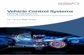 Vehicle Control Systemsglomacs.com/wp-content/uploads/2019/11/TE001_Vehicle-Control-Systems.pdf · » Intelligent vehicle systems » Future vehicles concepts » Vehicle - Road - Driver
