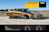247B/257B Multi Terrain Loaders - AEHQ5567 · of work tools using two high leverage handles. An optional hydraulic quick coupler is also available and allows engagement and disengagement