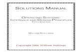SOLUTIONS MANUAL OPERATING SYSTEMS INTERNALS …read.pudn.com/downloads197/ebook/929396/Operating...-5-ANSWERS TO QUESTIONS 1.1 A main memory, which stores both data and instructions: