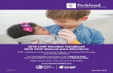 Parkland KIDSfirst Member Handbook 2018 English · 1-888-814-2352 . 1 Parkland KIDS. first . and Parkland CHIP Perinate Member/ CHIP Perinate Newborn . CHIP Member Handbook – Children’s