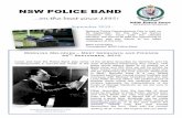 NSW POLICE BAND...busy part of the NSW Police Band performing on average 3-4 times each month, often for Police award ceremonies. The Wind Quintet consists of five wind instruments: