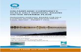 ON-FARM AND COMMUNITY- SCALE SALT DISPOSAL BASINS … · water distribution and drainage channels has caused water tables to rise in the Riverine Plain and has resulted in soil salinisation,
