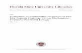 Florida State University Librariesdiginole.lib.fsu.edu/islandora/object/fsu:168556/... · florida state university college of engineering evaluation of engineering properties of hot