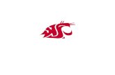 WASHINGTON STATE UNIVERSITY ATHLETICS DEPARTMENT · refined colors and typefaces, this new brand identity is being introduced to underscore the Athletics Department’s commitment