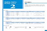Safety Valve, 안전밸브 Relief Valve 2•ˆ전밸브.pdf · 2 증기보일러 YSF-3, 4 Type Safety Valve(Full Bore Type) YSF-3, 4형안전밸브(전량식) 057 YSF-3형 YSF-4형