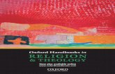 Oxford Handbooks in RELIGION - OUPglobal.oup.com/fdscontent/academic/pdf/catalogues/... · Oxford Handbooks in RELIGION & THEOLOGY Now also available online 1. NEW ... The Oxford