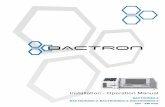 Installation - Operation Manual · Read this Manual ... The BACTRON uses a minimum of 1 Oxoid brand oxygen-detecting anaerobic indicator strip every 24 hours to provide continual
