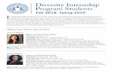 Diversity Internship Program Students · 2019-05-29 · I n September 2000, the Albany County Bar Association established the Diversity Internship Program as a catalyst to increasing