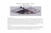 Build Your Own Clone Reverb Kit Instructions · Build Your Own Clone Reverb Kit Instructions Warranty: BYOC, Inc. guarantees that your kit will be complete and that all parts and