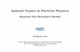 Special Topics in Particle Physicsyoo.kaist.ac.kr/lectures/2017/2/files/YooKAISTPH489... · 2017-12-27 · Gauge Principle KAIST-PH489-Yoo-2017-Note04: Beyond the Standard Model 8