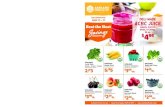 JULY 11 – 17 ACBC Juice Beat the Heat Apple, Carrot, · PDF file ACBC Juice Apple, Carrot, Beet, & Celery 16 oz. $495 Ashland Food Co-op | Open Everyday 7AM to 9PM | ORGANIC Local