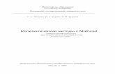 Математические методы с Mathcadwindow.edu.ru/resource/899/37899/files/mathcad.pdf · Mathcad является интерпретатором. Это означает,
