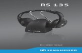Sennheiser electronic GmbH & Co. KG · 2018-03-13 · • Connect the equipment into an outlet on a circuit diffe-rent from that to which the receiver is connected. • Consult the