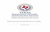 Texas Service Levels Resource Guide · Texas Service Levels Resource Guide 2019 7 • Consistent and frequent attention, direction, and assistance to help the child achieve stabilization