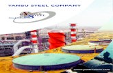 YANBU STEEL COMPANYyanbusteel.com/YSCCOMPANYBROCHURE.pdf• Yanbu Steel Company has carried out many prestigious projects for Saudi ARAMCO, SABIC and contributed a lot to the Saudi