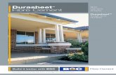 Durasheet fibre Fibre Cement cement sheets...Fibre Cement fibre cement sheets BGC DuraSheet™ is designed for the cladding of gable ends, eaves, soffits, car ports and verandah linings